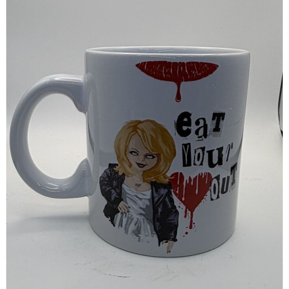 ☕🔪 Universal City Studios Officially Licensed Tiffany Valentine Coffee Mug 🔪☕
